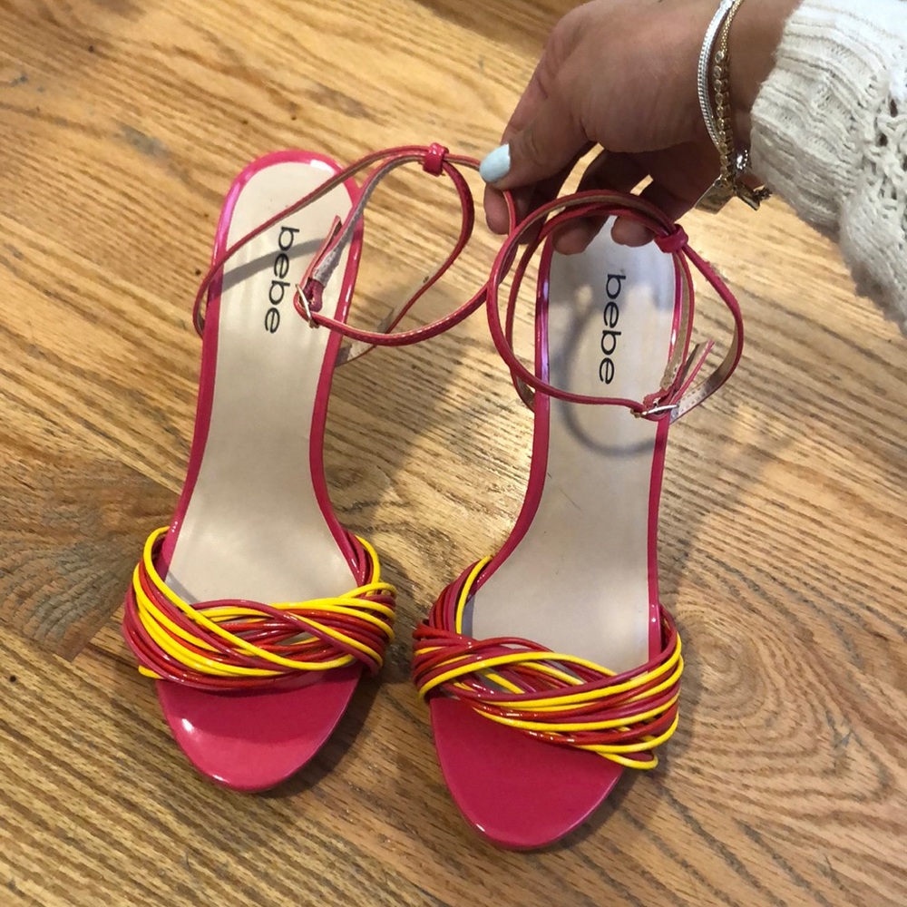 Bebe colorful heels